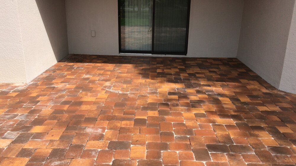 Real Casanova terracotta paver patio project, Tampa